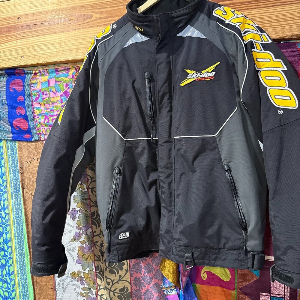 Gently Used Mens Large Tall BRP Thermolite Skidoo Snow Mobile Jacket